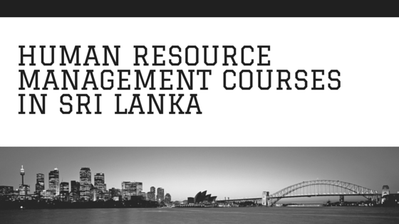 human resource management courses in sri lanka