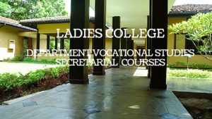 Ladies College Department Vocational Studies