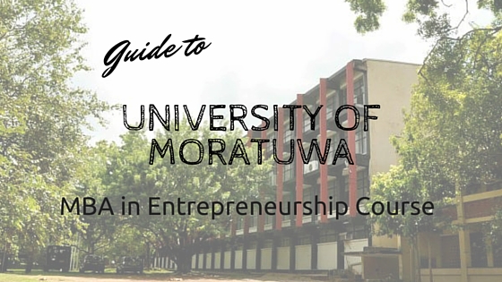 University of Moratuwa MBA