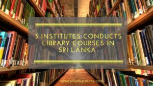 library courses in sri lanka