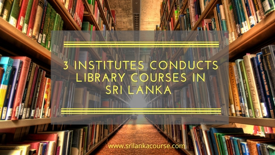 library courses in sri lanka