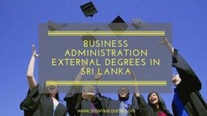 degrees in Sri Lanka