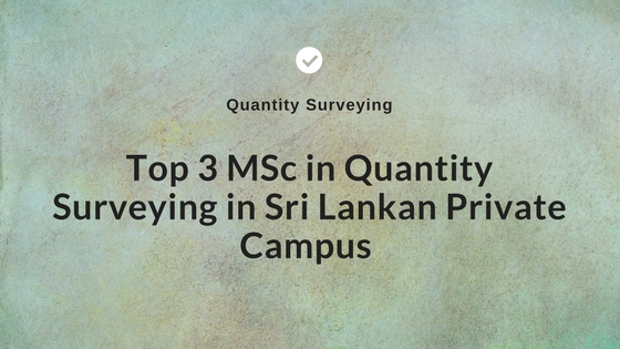 MSc in Quantity Surveying