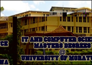 Masters Degrees at University of Moratuwa