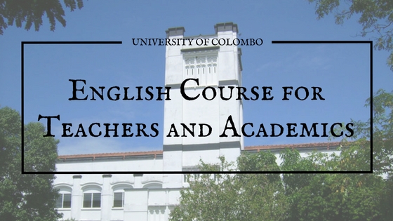 colombo university english course